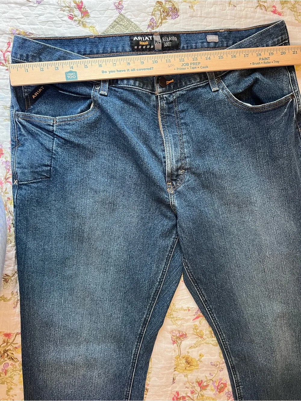 Ariat Rebar M4 Relaxed Boot Cut Jeans Men’s 42x34